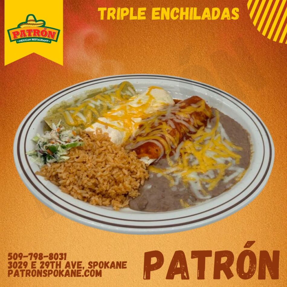 Triple Enchiladas Patron