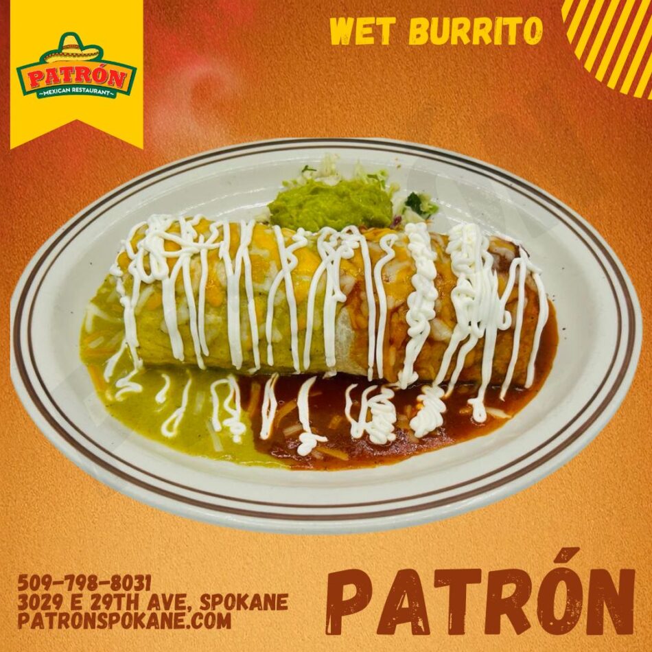 Patron Wet Burrito (Burrito Mojado)